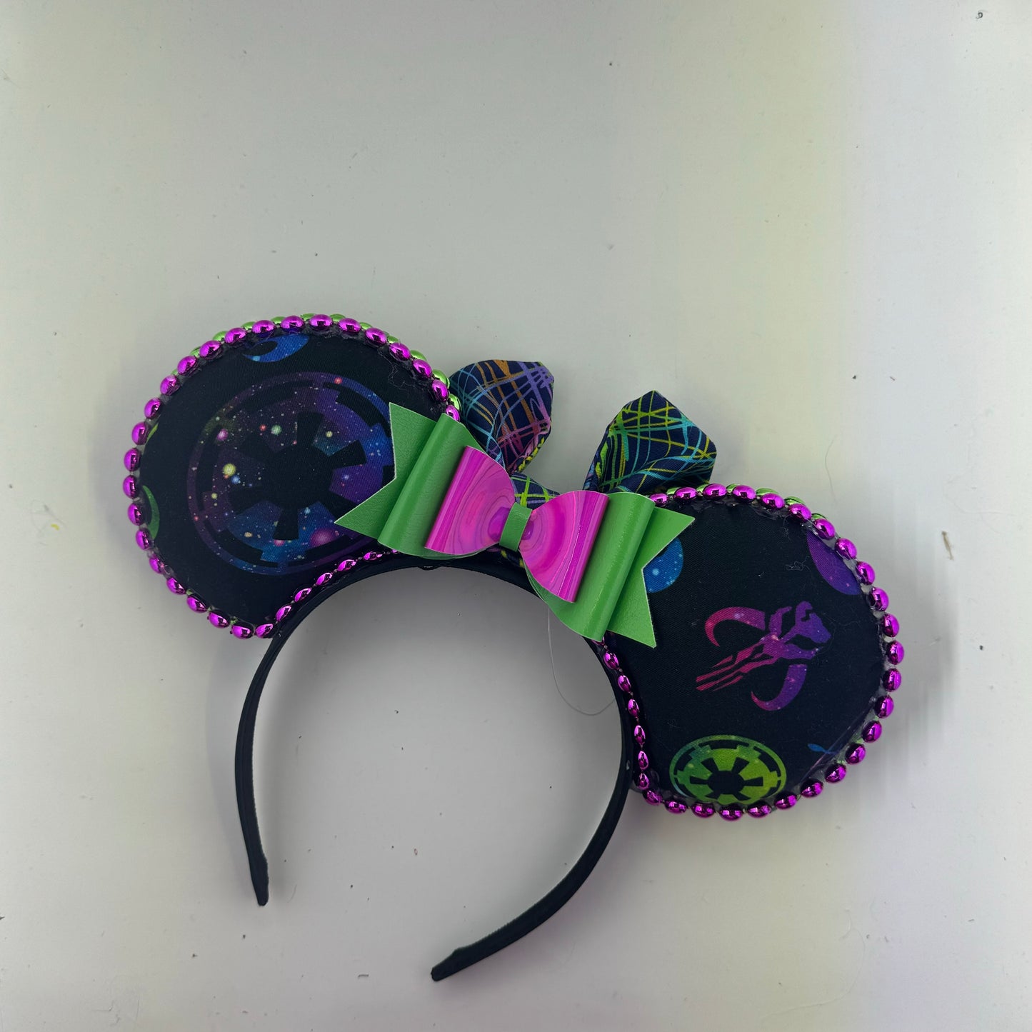 May the 4th Symbols w/ Tea Cup Party Scribble Coord Bow Ears