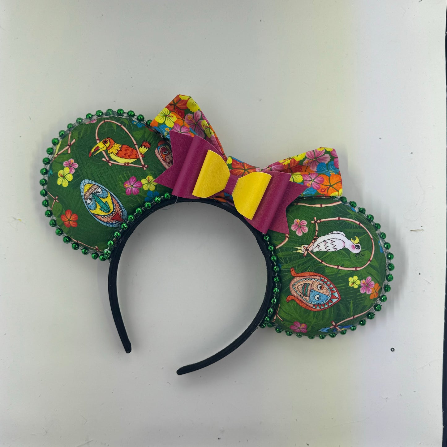 Enchanted Birds w/ Floral Cord Bow Ears