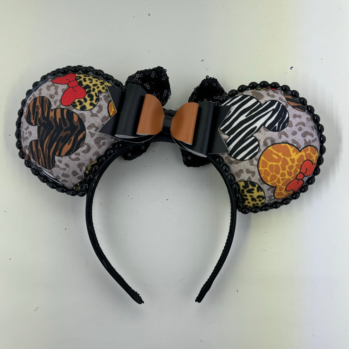 Animal Heads w/ Black Bow 1 Ears