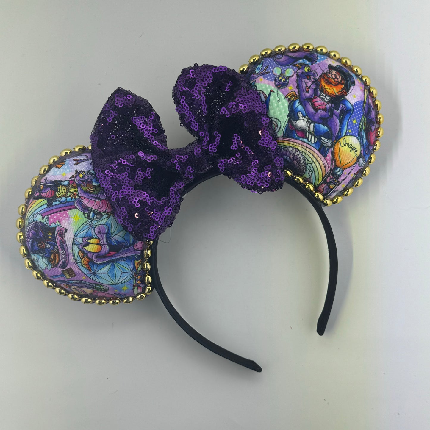Imagination Tossed w/ Purple Bow 1 Ears