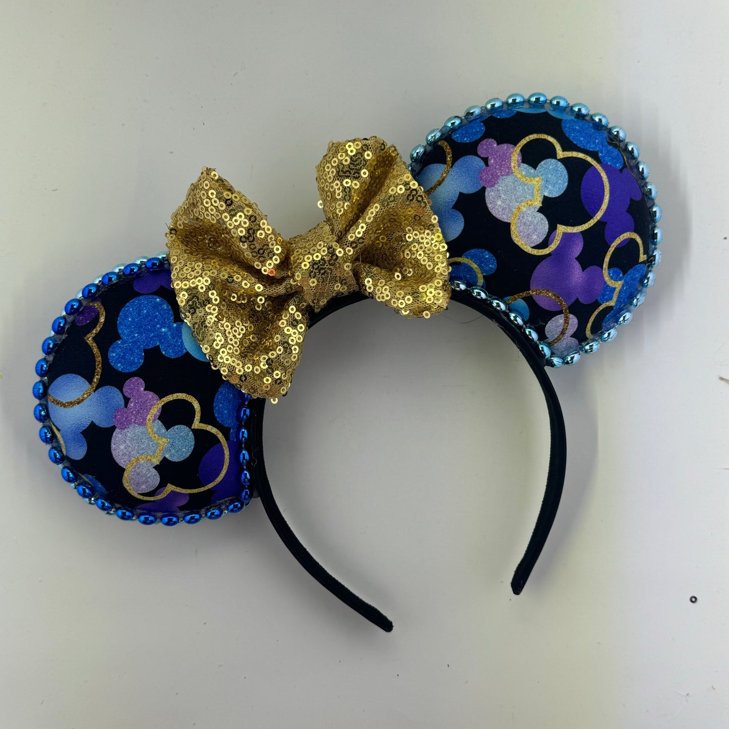 Night 50th Fetti w/ Gold Bow Ears