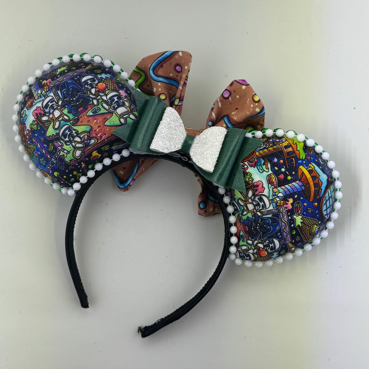 Gingerbread Galaxy Dark Side w/Gingerbread 626 Bow 2 Ears