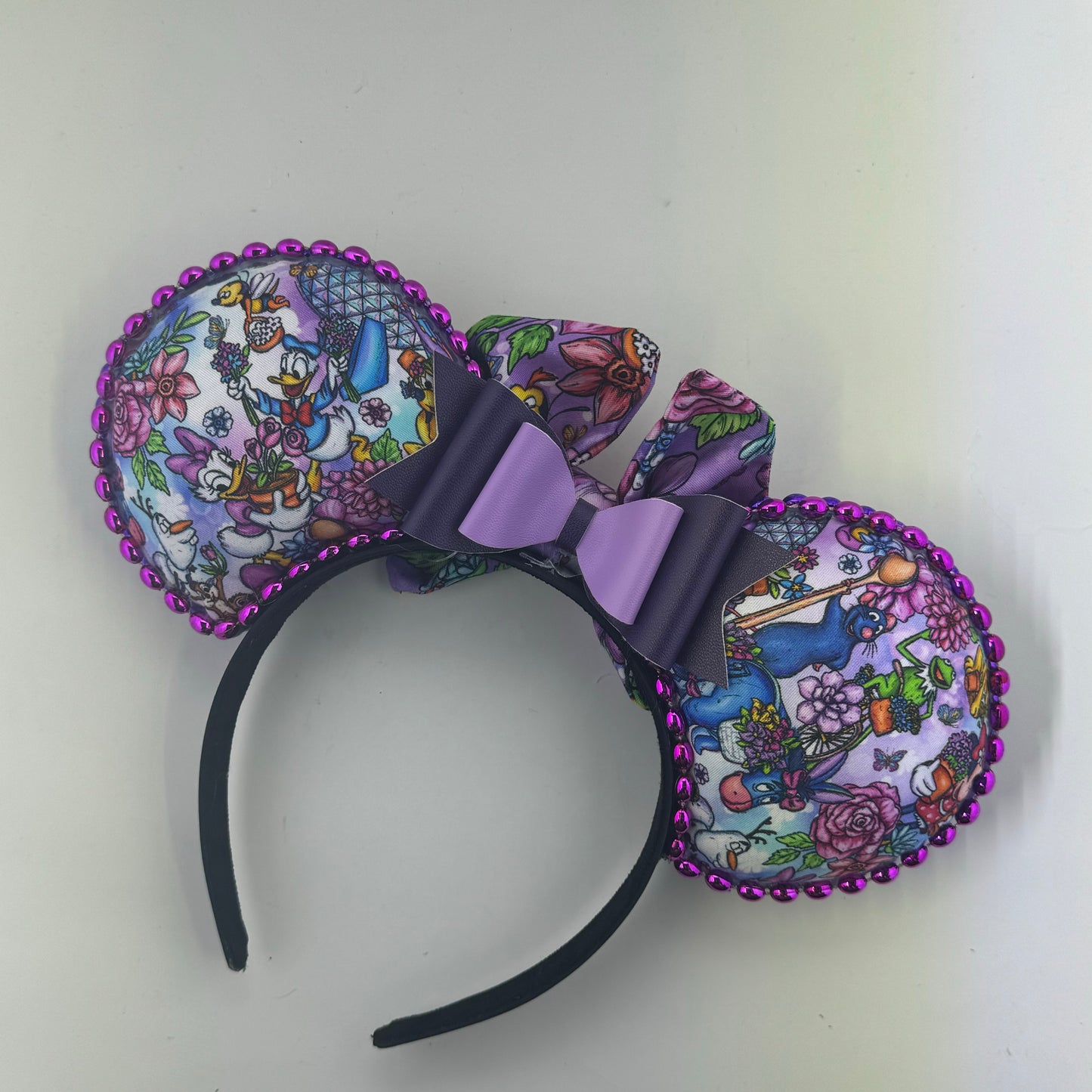 Festive Flowers w/ Coord Bow 1 Ears