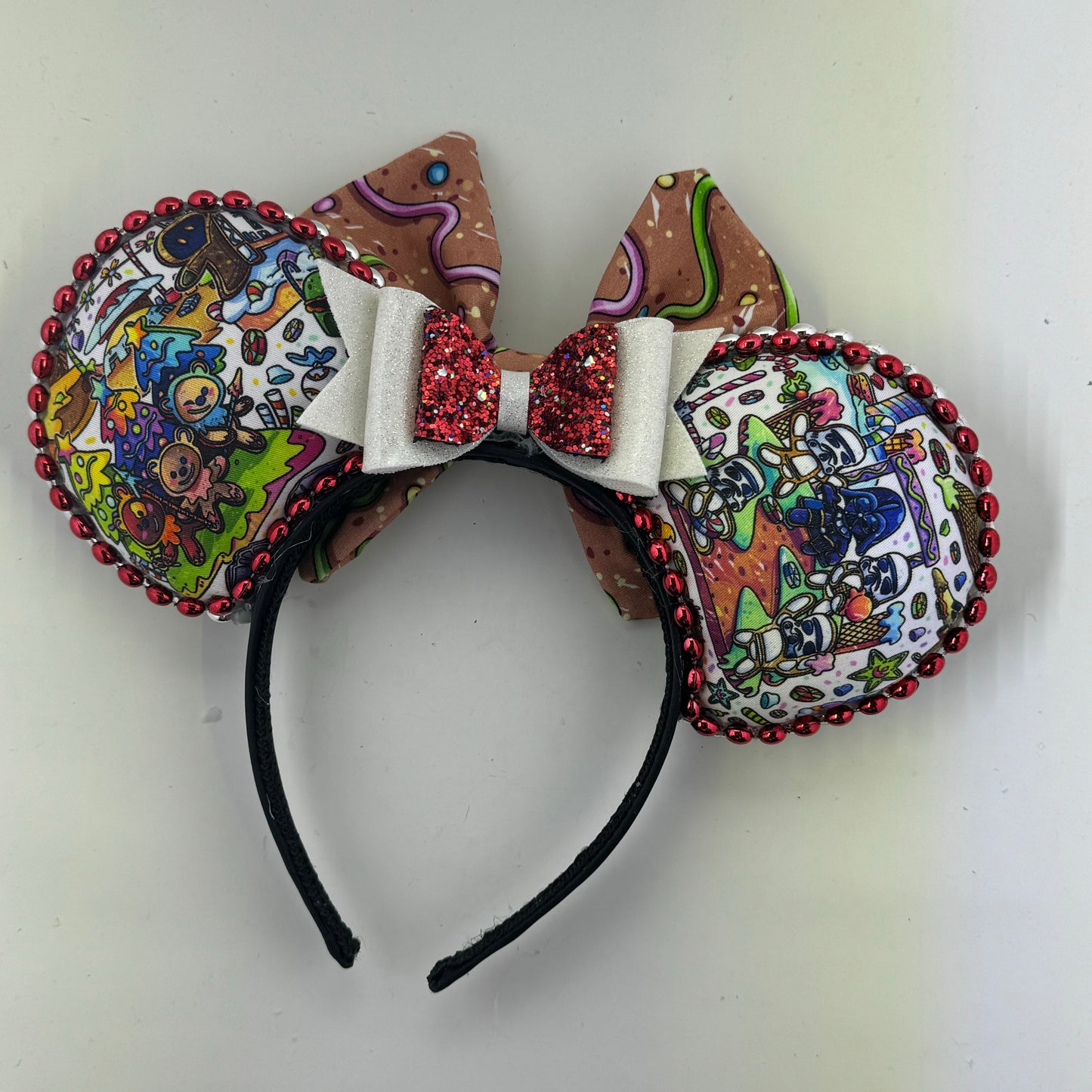 Gingerbread Galaxy White w/Gingerbread 626 Bow 1 Ears