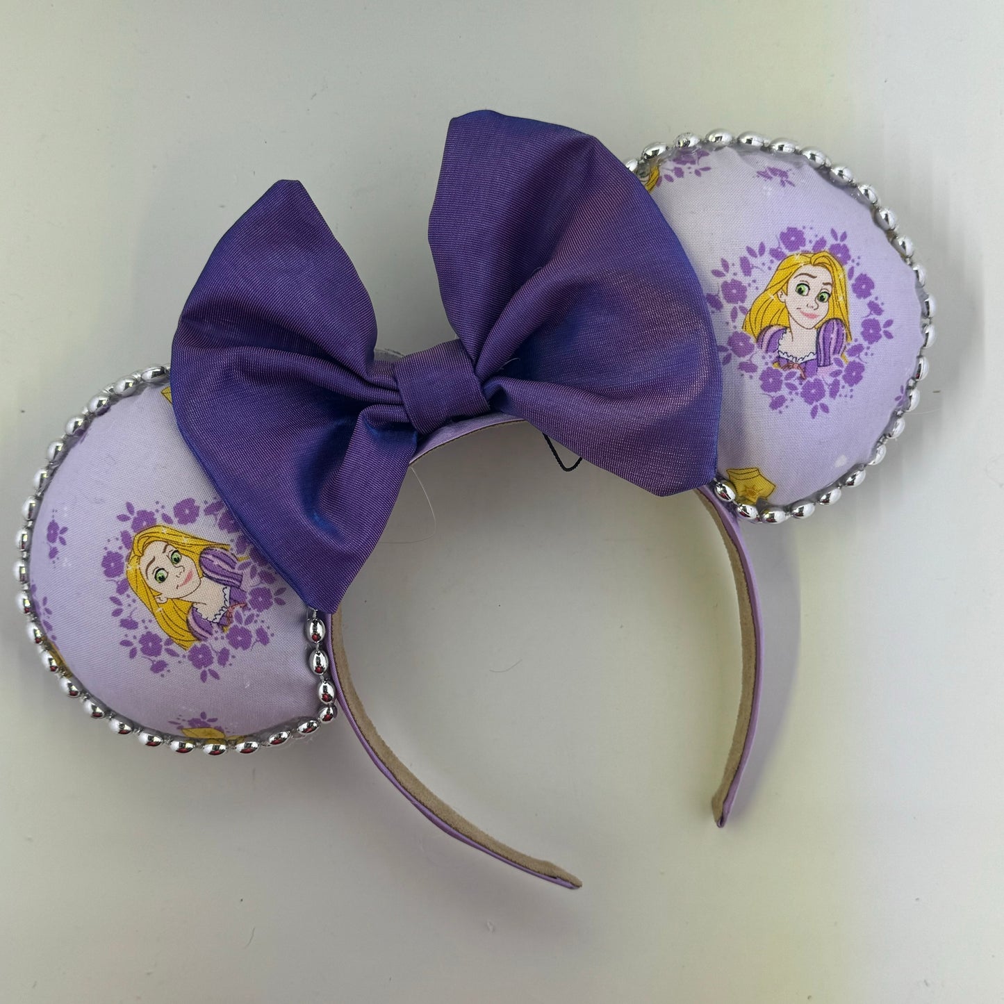 Punzel w/ Lavender Purple Satin Bow Ears