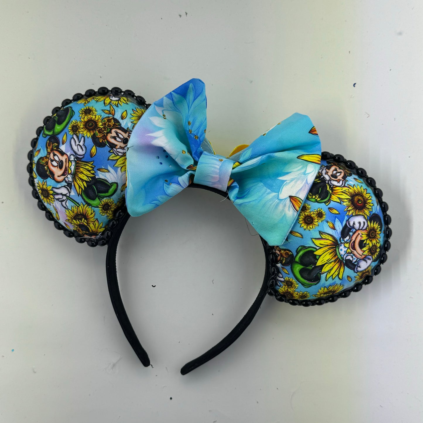 Minnie Main Sunflower w/ Coord Bow 1 Ears