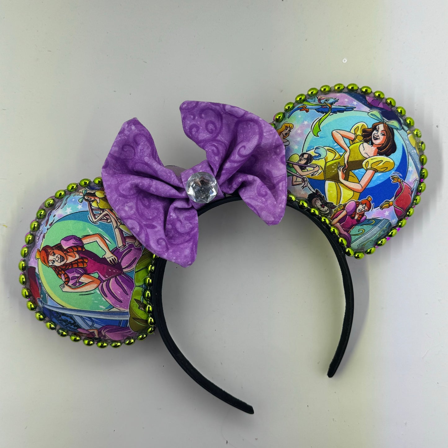 Stepsisters w/ Purple Filagree Bow Ears