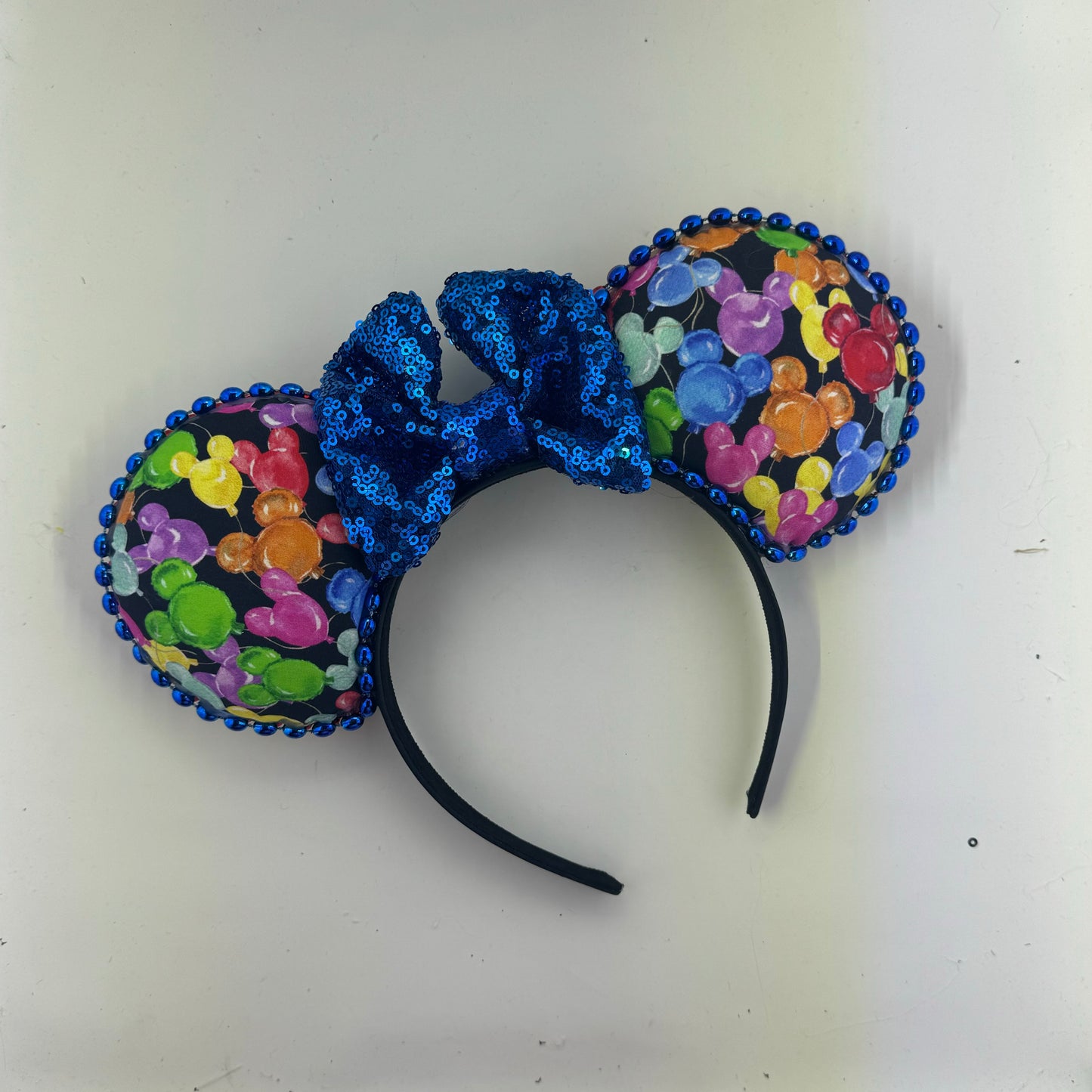 Balloons Black w/ Royal Bow Ears