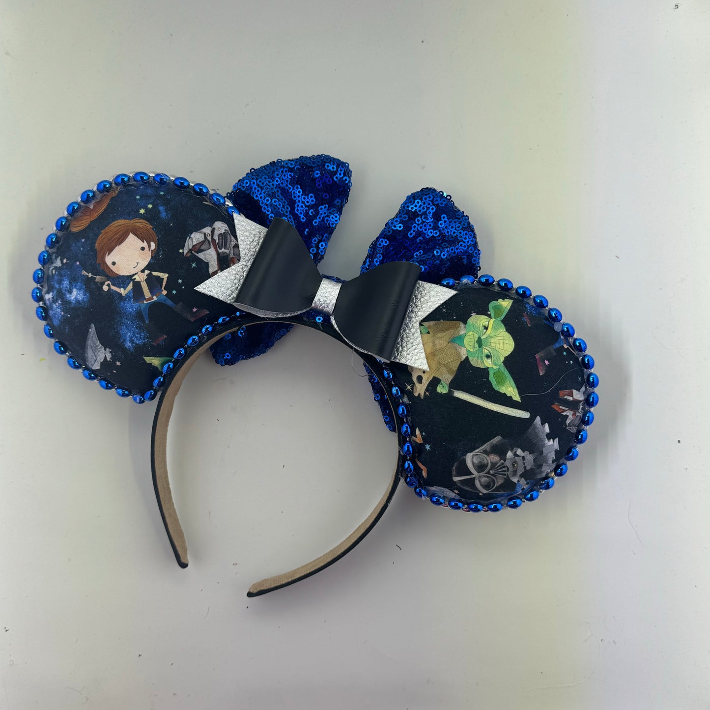 Space Wars w/ Royal Blue 2 Bow Ears