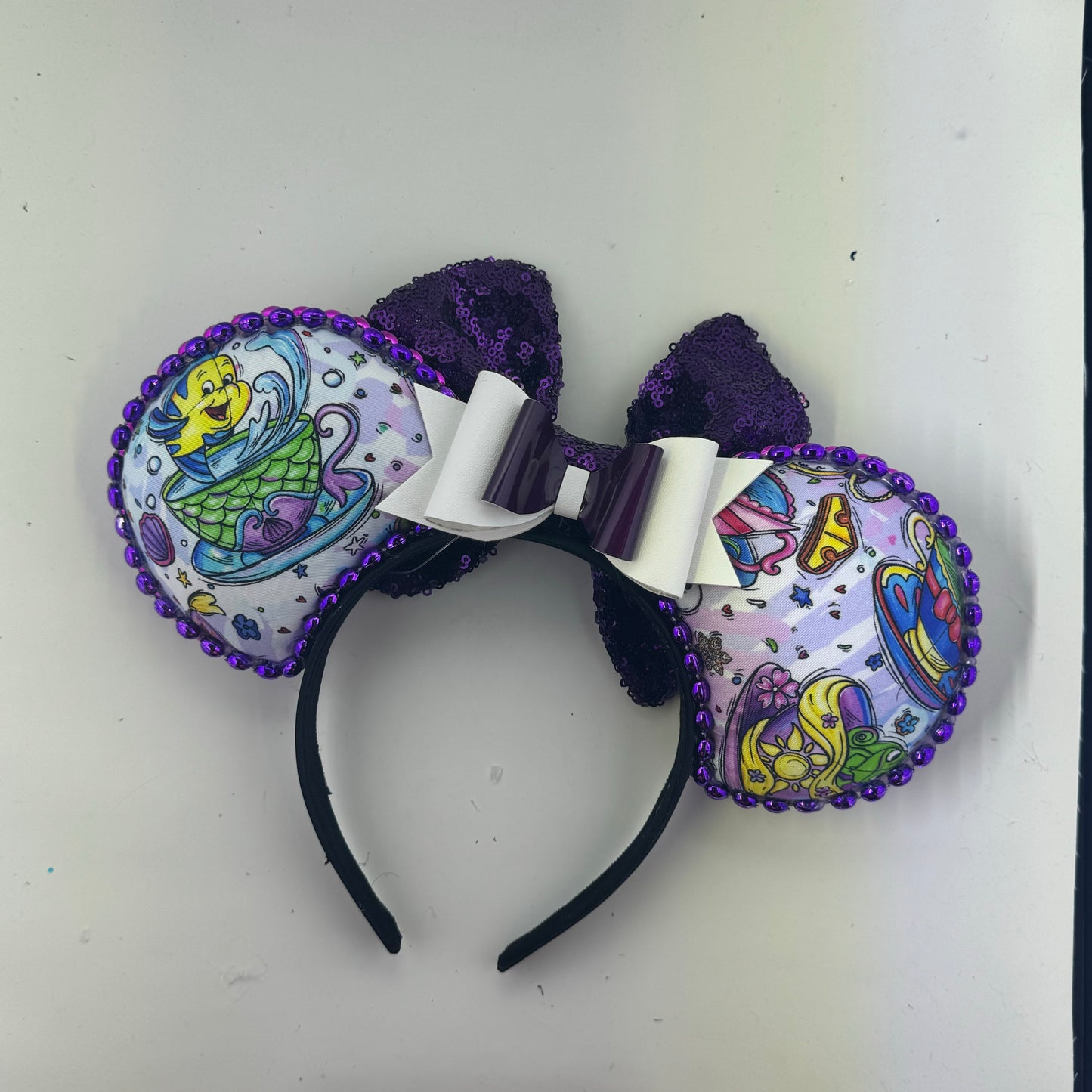 Princess Cups w/ Purple Bow Ears