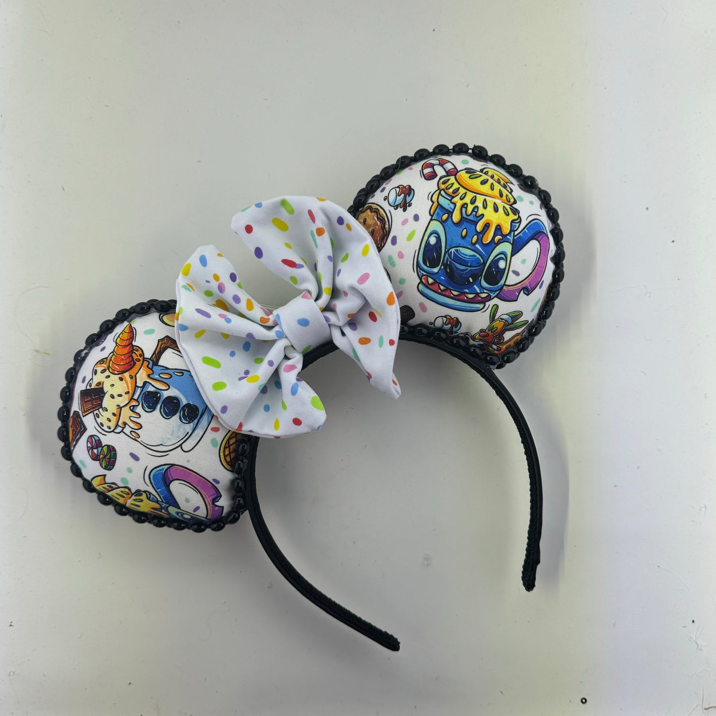 Hot Cocoa Character Cups w/ White Sprinkles Bow Ears