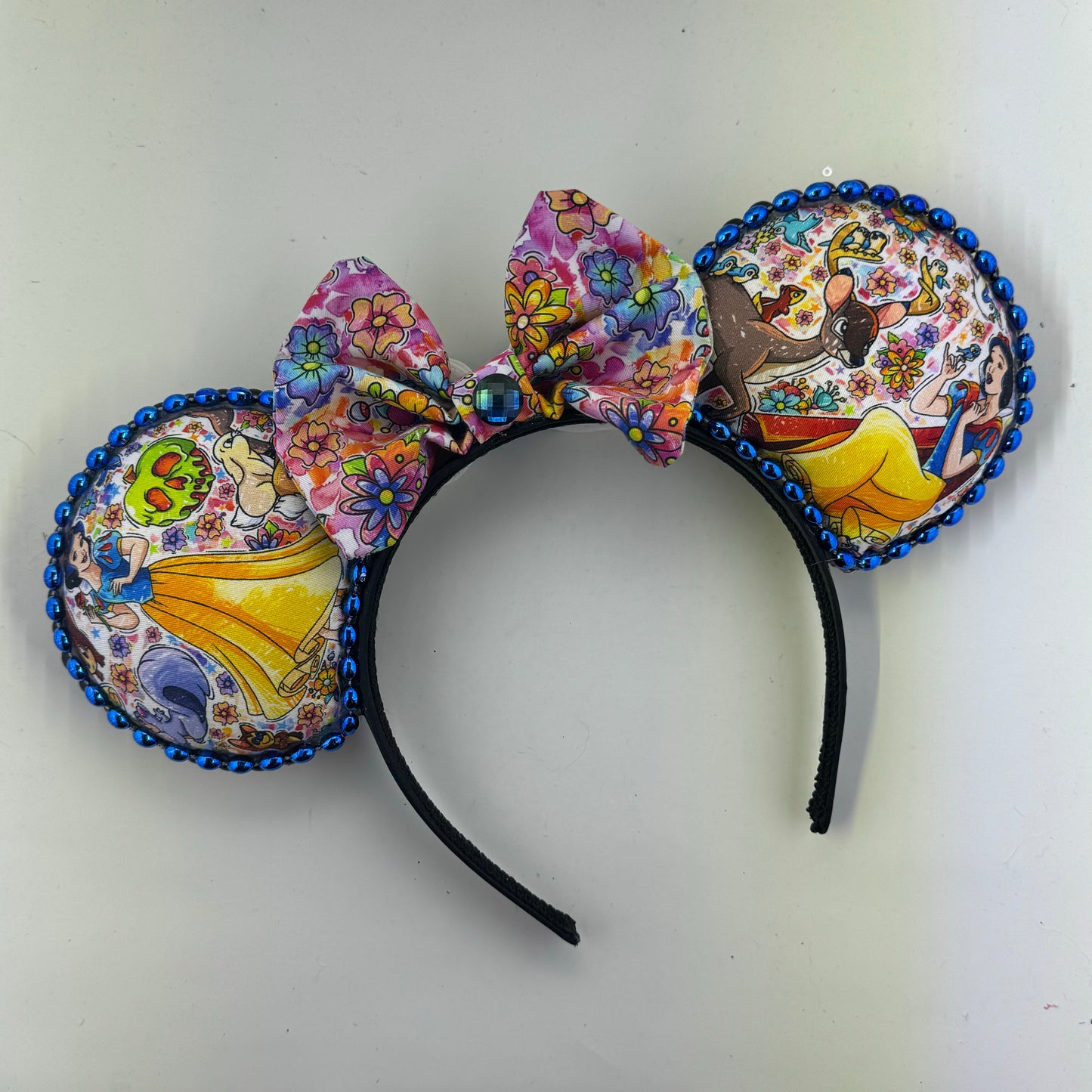Fairest of Them All w/ Flower Coord Bow 1 Ears