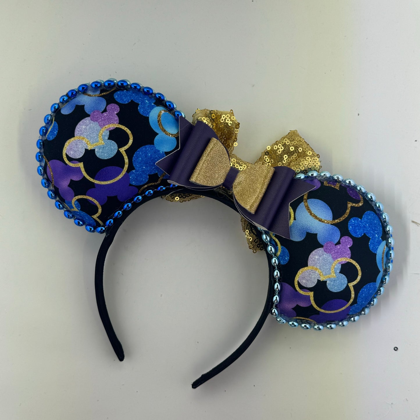 Night 50th Fetti w/ Gold Bow Ears