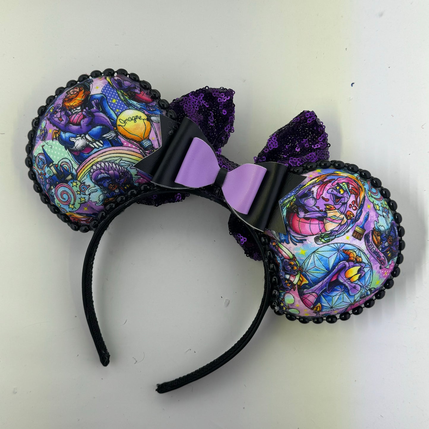 Imagination Tossed w/ Purple Bow 2 Ears