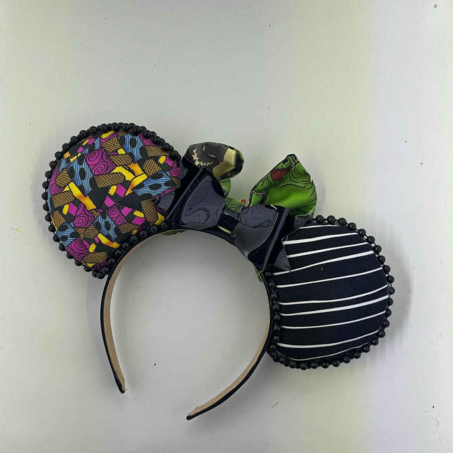 Sally Patches & Jack Stripes w/ Boogie Man Bow Ears