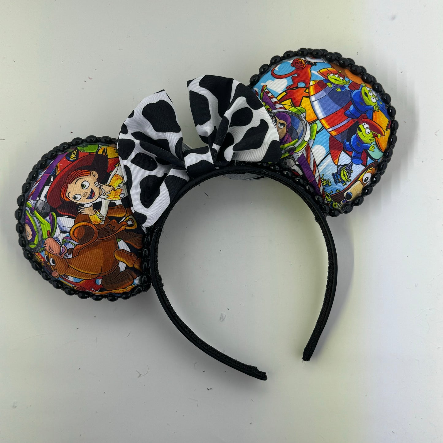 Toys Montage w/ Cow Print Bow Ears