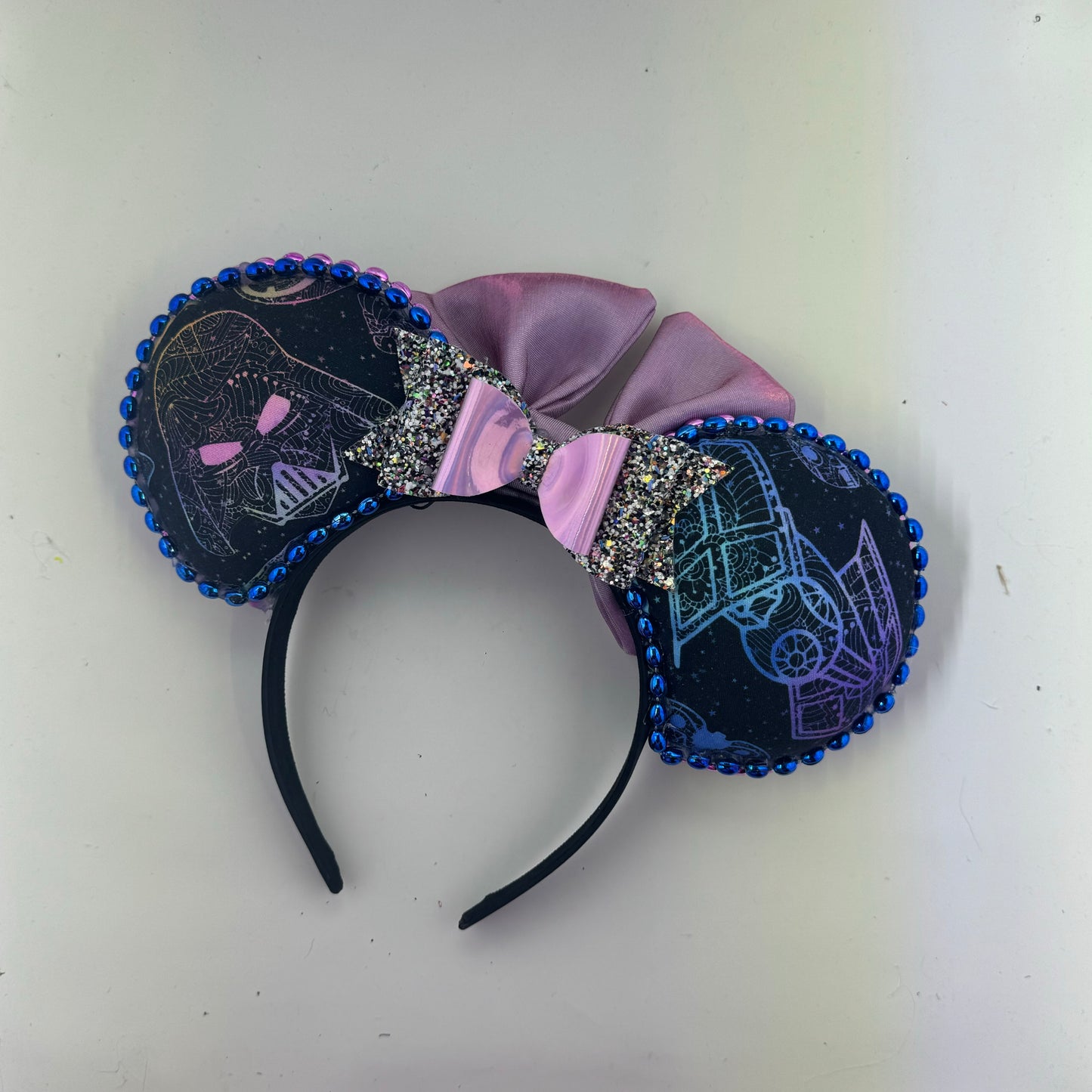 Mandala Wars w/ Pink Satin Bow Ears