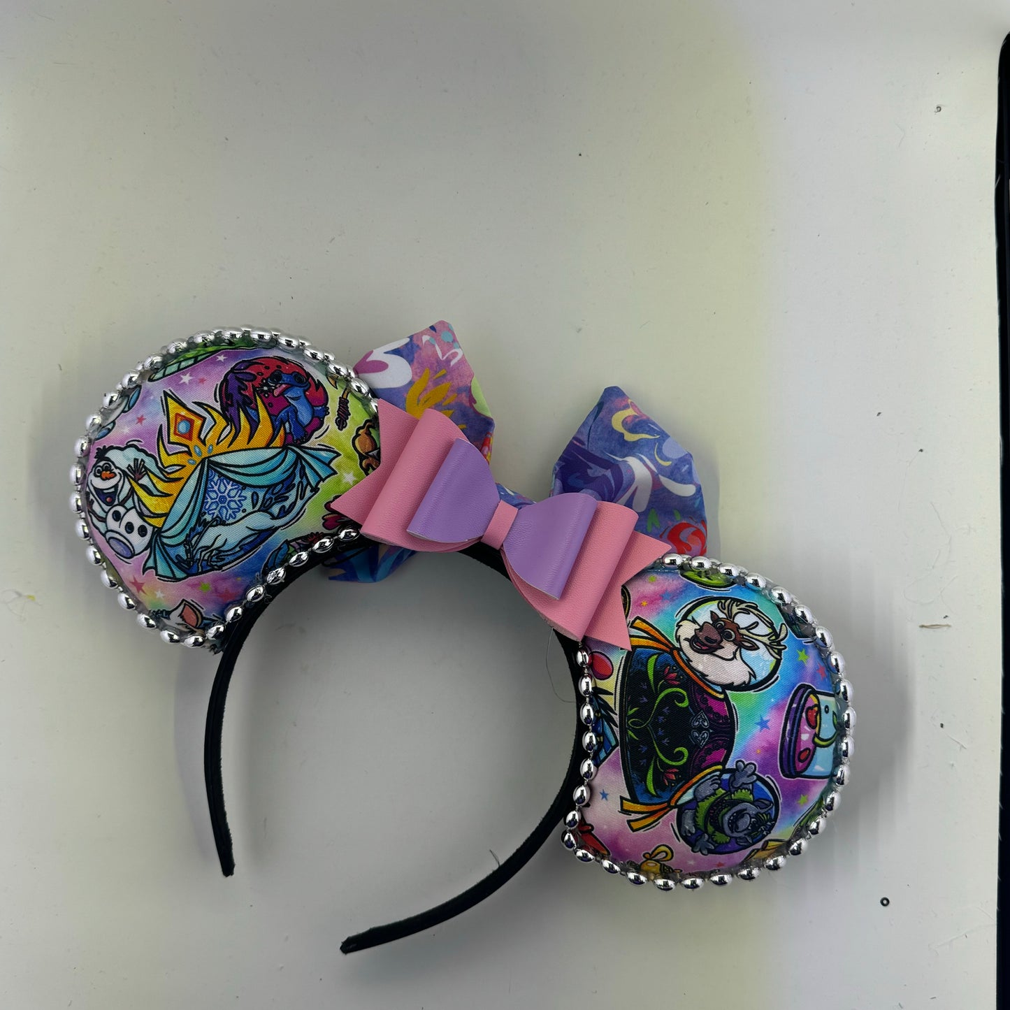 Princess Hats w/ Blue Artistic Mouse Coord Bow Ears