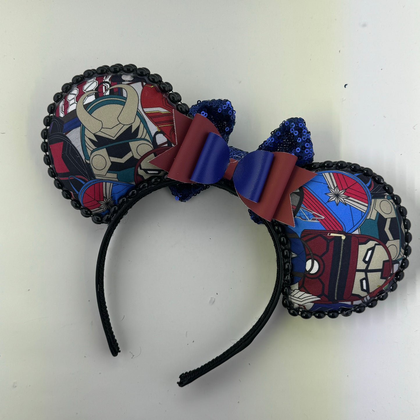 Marvelous Backpacks Stacked w/ Navy Bow Ears