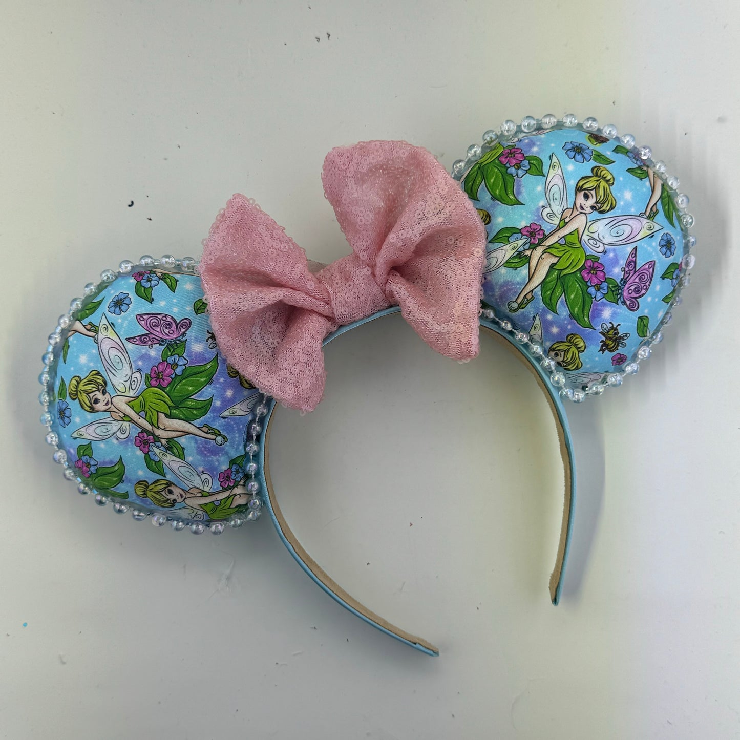 Tinkerbell Blue w/ Pink Bow 2 Ears