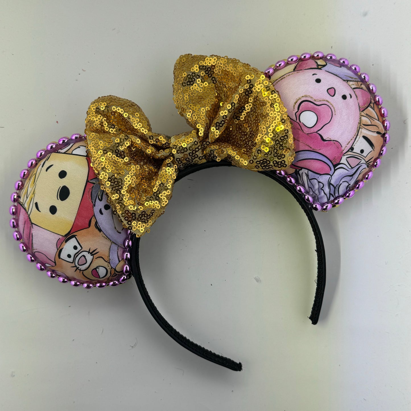 Character Glasses w/ Gold Bow Ears