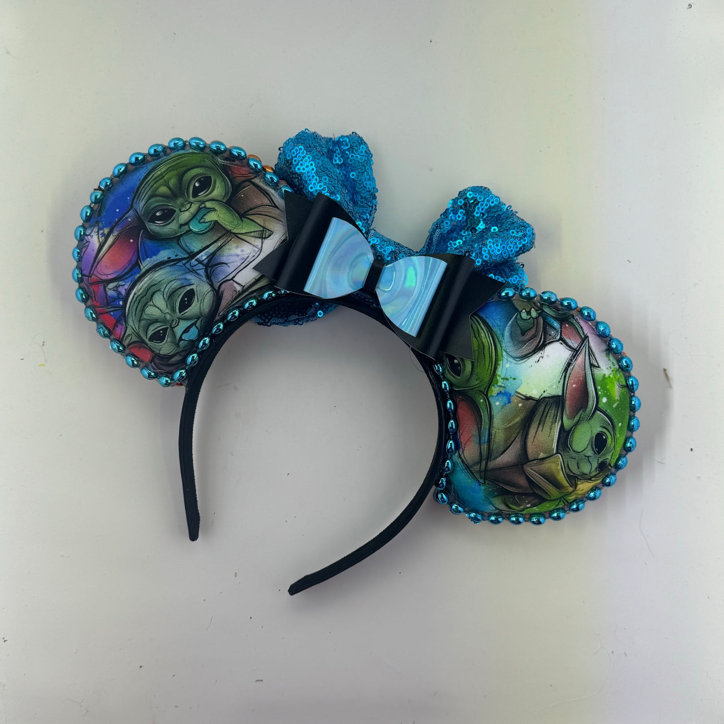 May the 4th Yoda w/ Turq Bow Ears