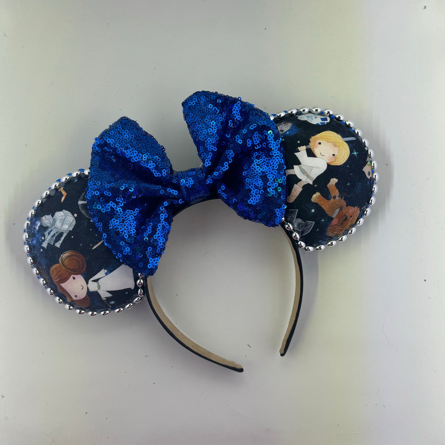 Space Wars w/ Royal Blue 2 Bow Ears