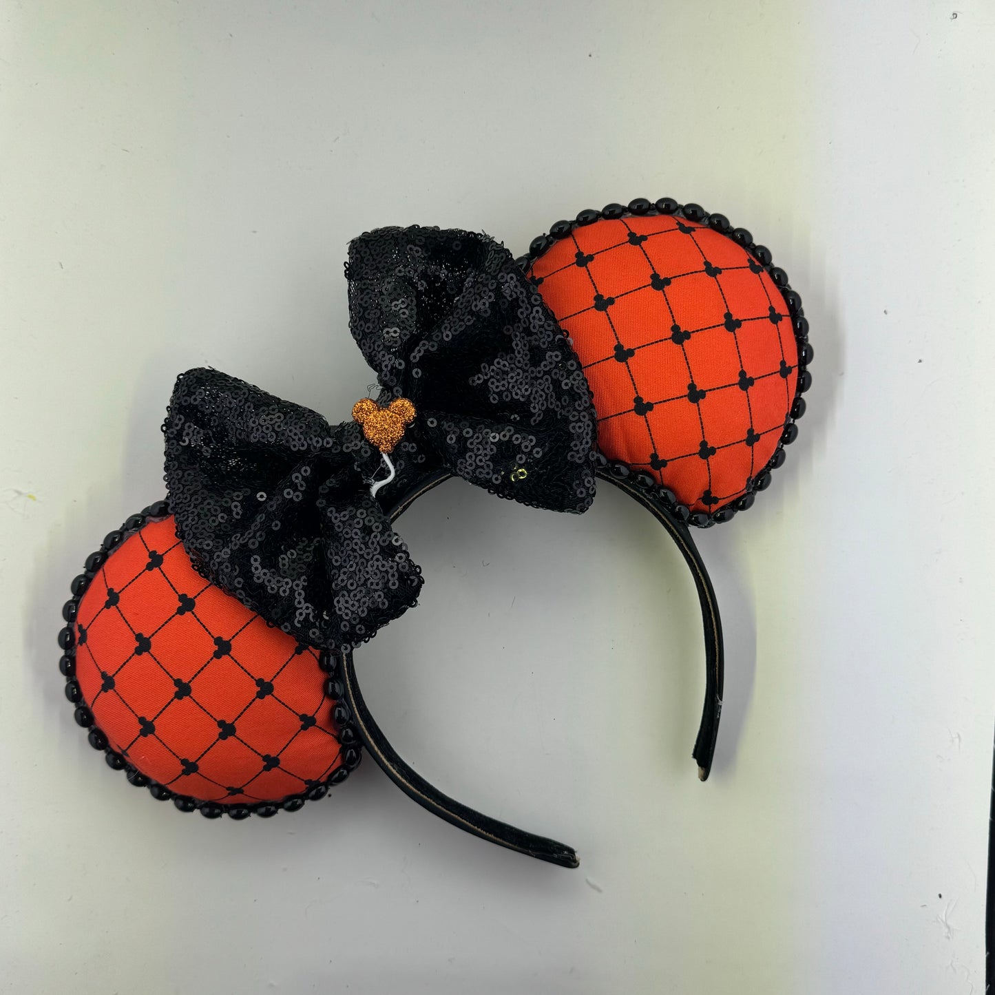 Halloween Quilt W/ Black Bow Ears