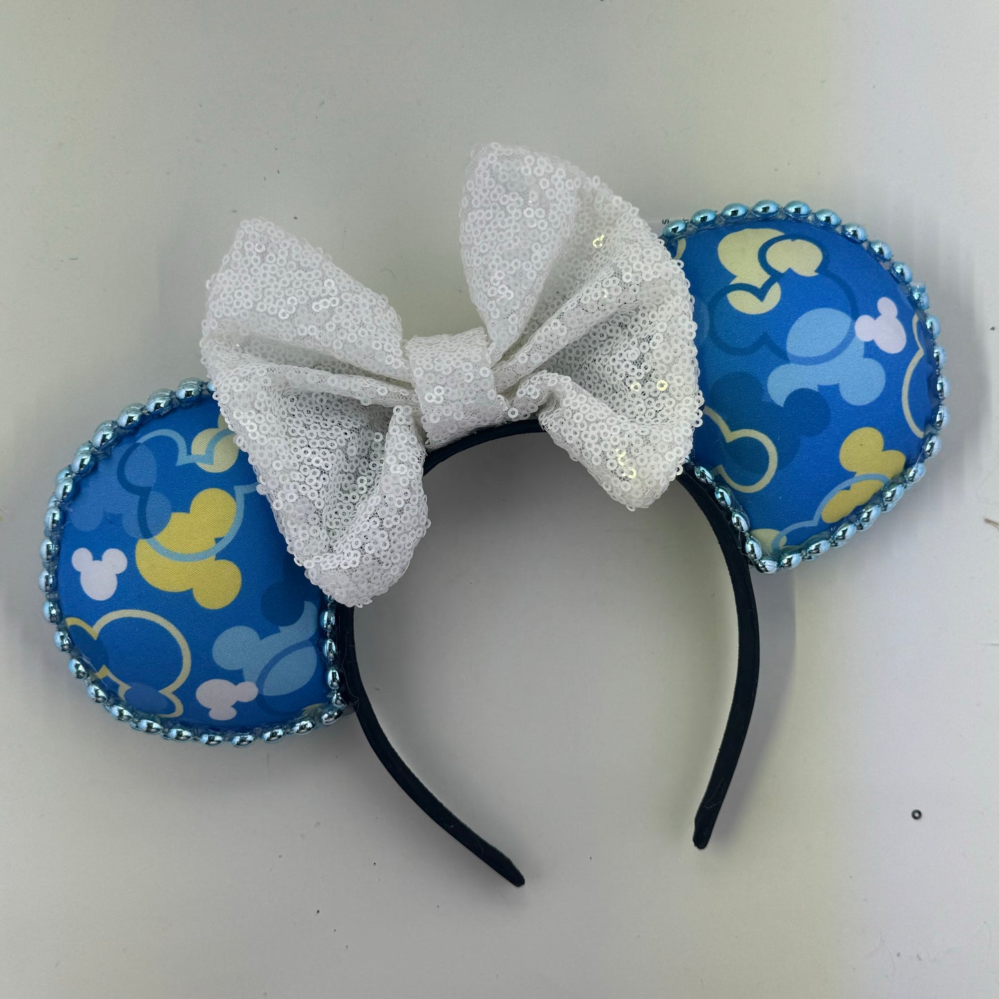 Happy Fetti w/ White Bow Ears