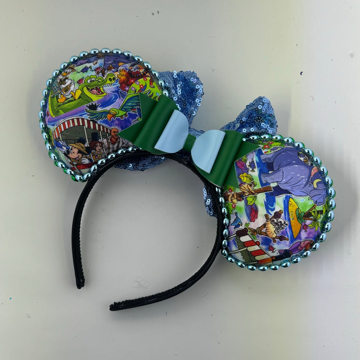 Jungle Cruise w/ Light Blue Bow Ears