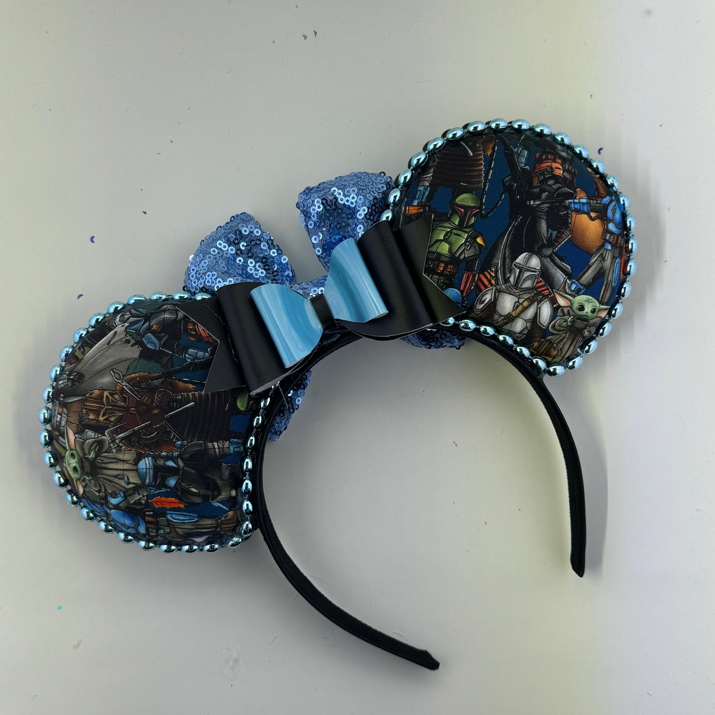 This is the Way w/ Light Blue Bow Ears