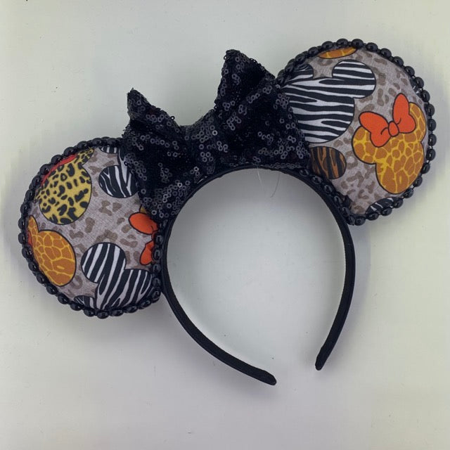 Animal Heads w/ Black Bow 1 Ears