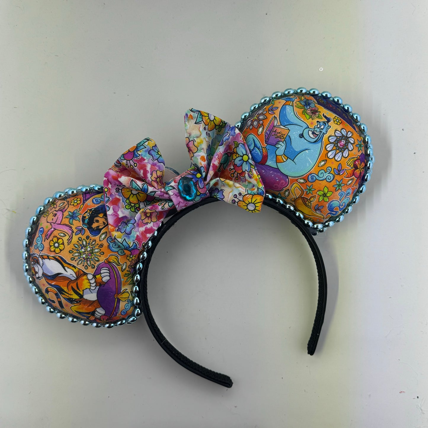 Three Wishes w/ Coord Flower Bow 1 Ears