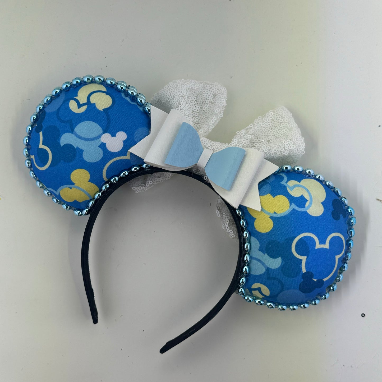 Happy Fetti w/ White Bow Ears