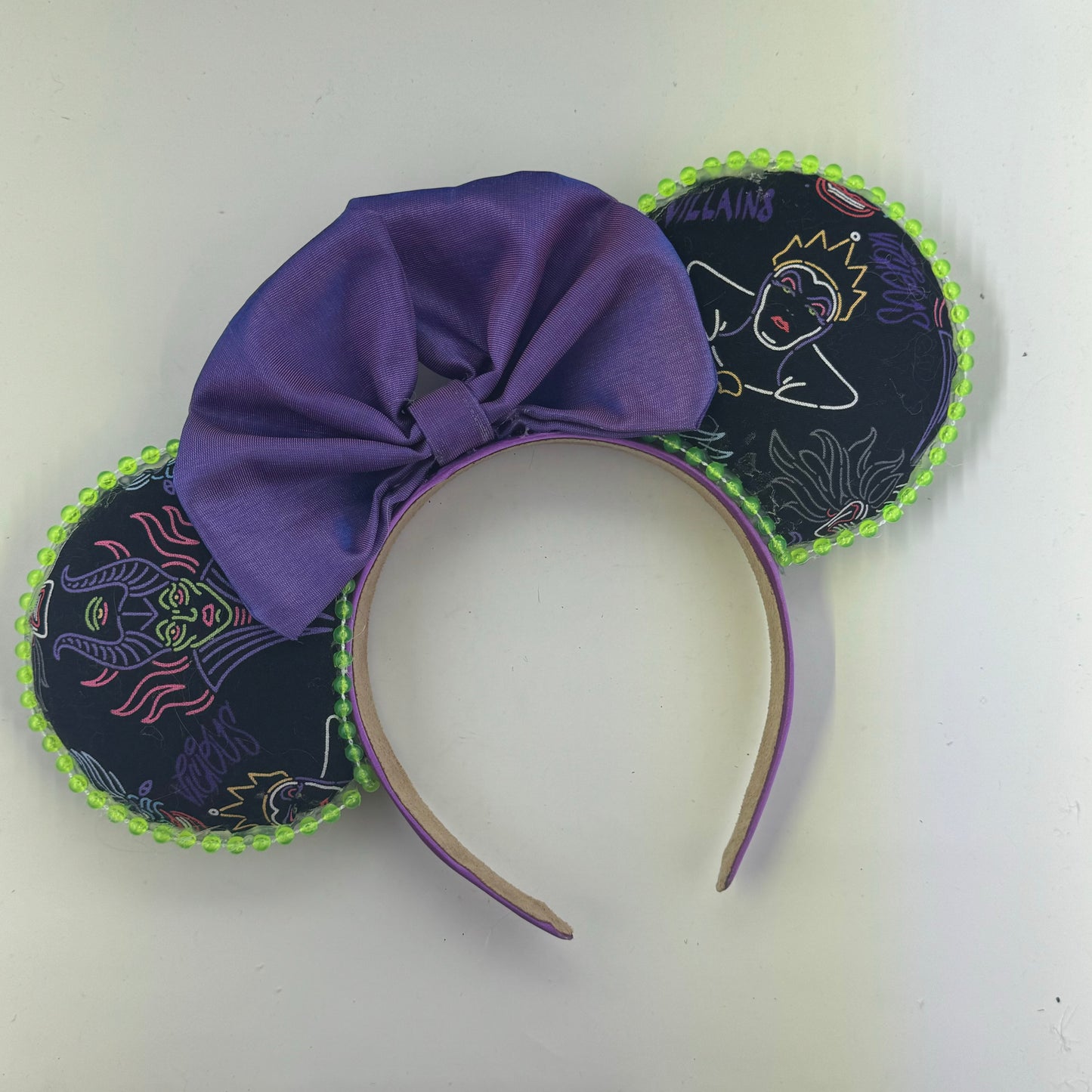 Neon Villains w/ Pruple Satin Bow.