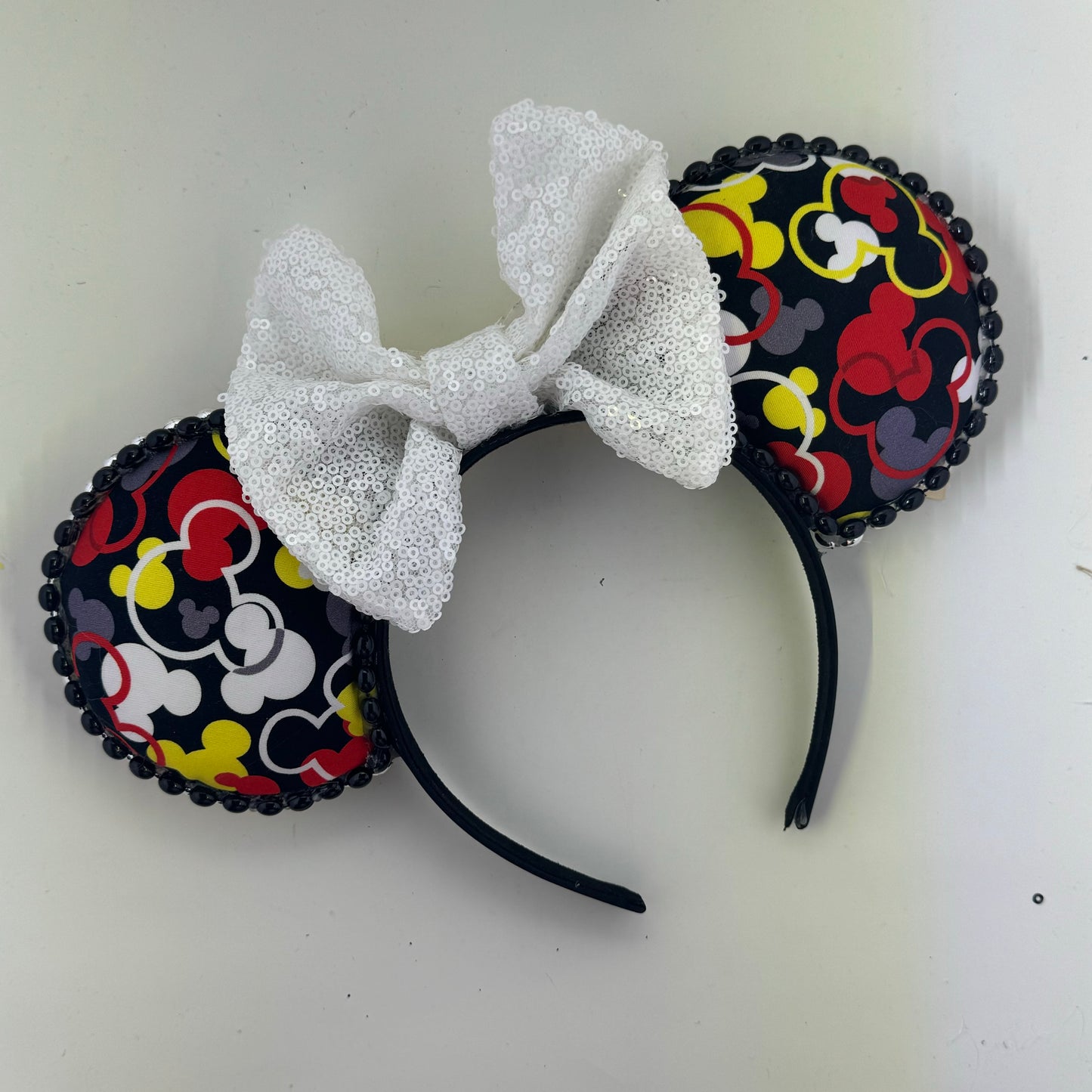 Classic Fetti w/ White Bow Ears