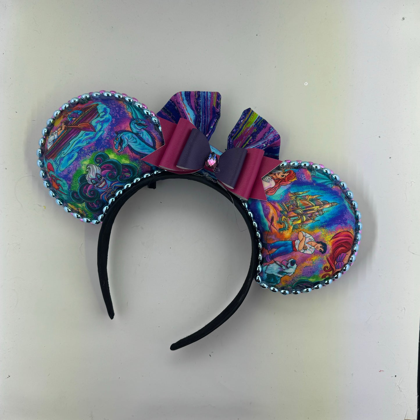 Under the Sea w/ A Dream is a Wish Mice Glitter Strokes Bow Ears
