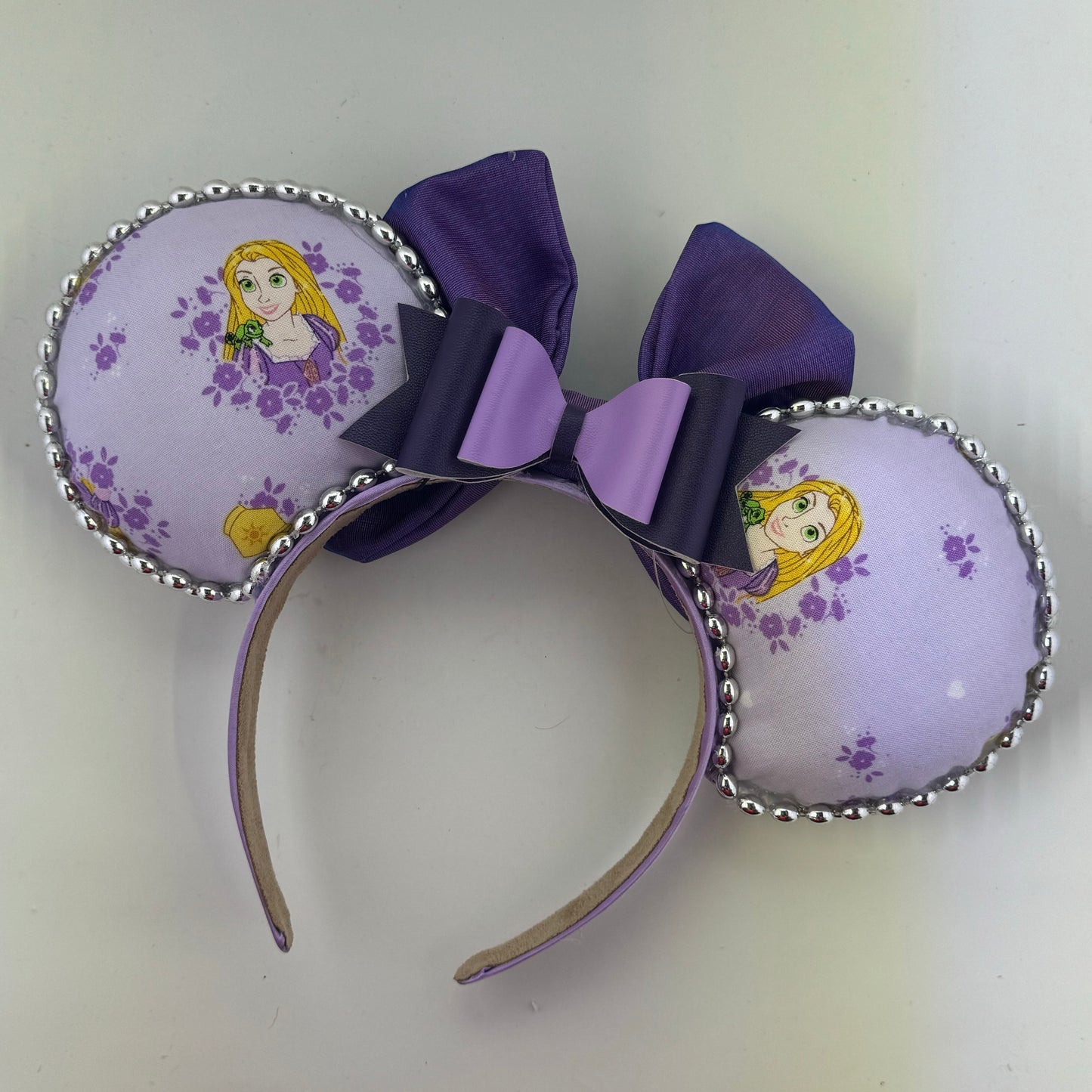 Punzel w/ Lavender Purple Satin Bow Ears