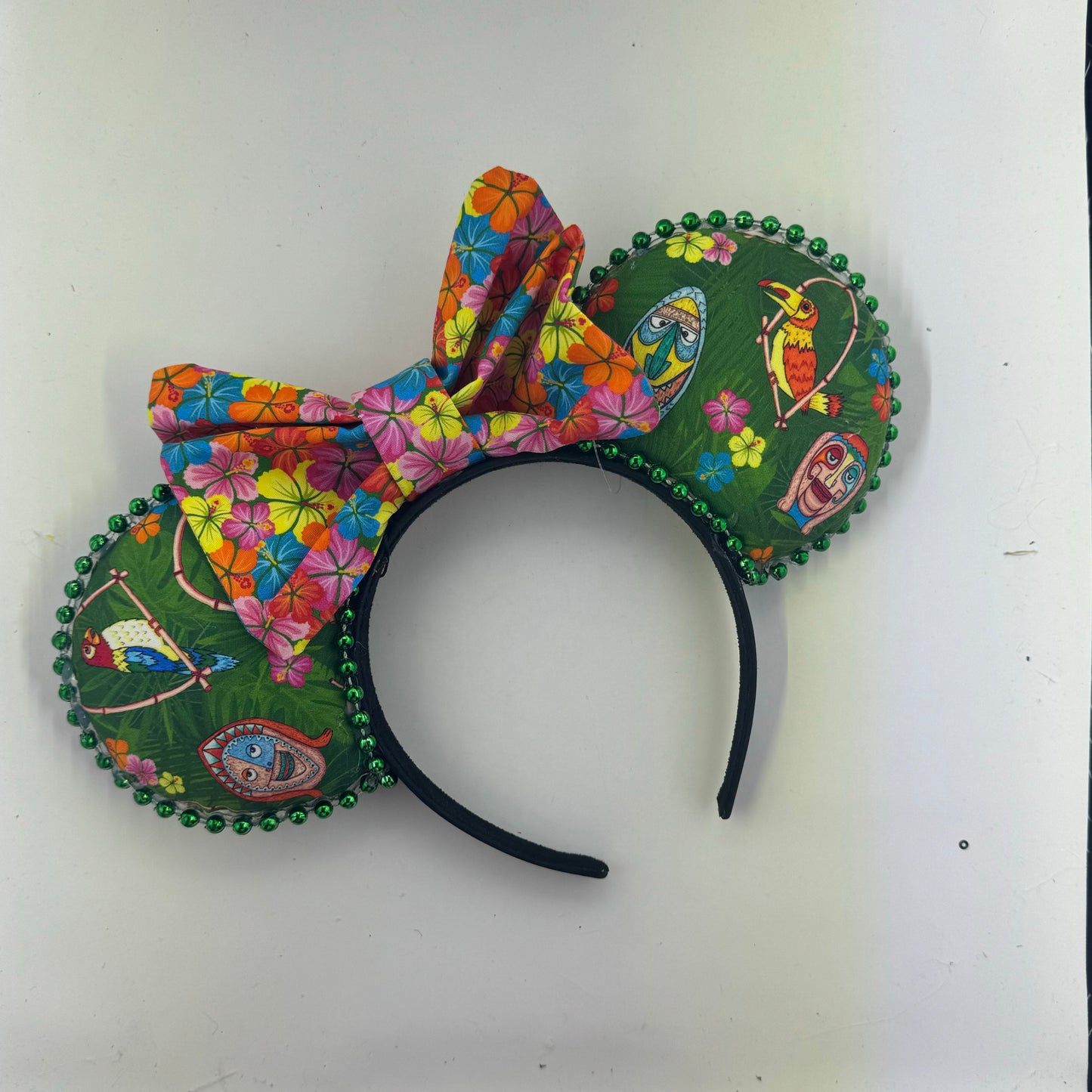 Enchanted Birds w/ Floral Cord Bow Ears