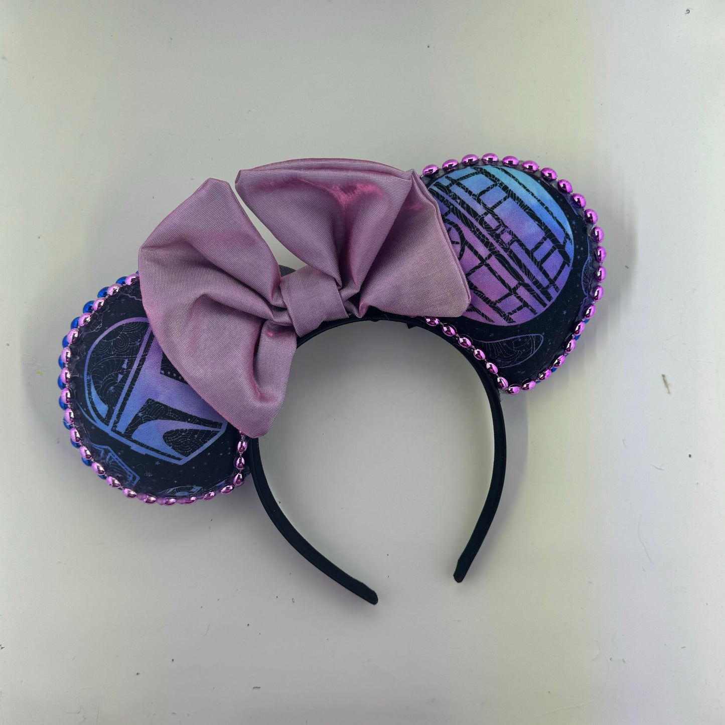 Mandala Wars w/ Pink Satin Bow Ears