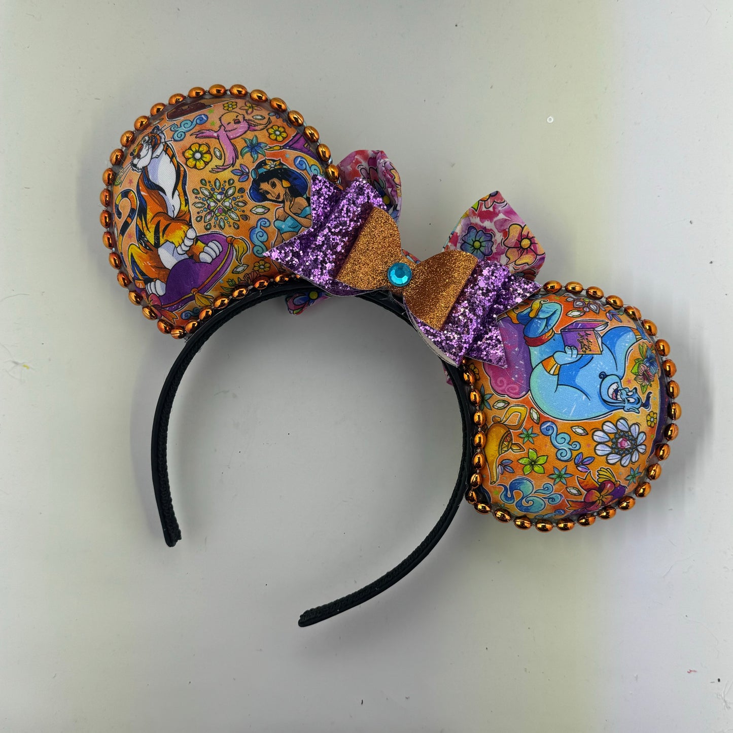 Three Wishes w/ Coord Flower Bow 1 Ears