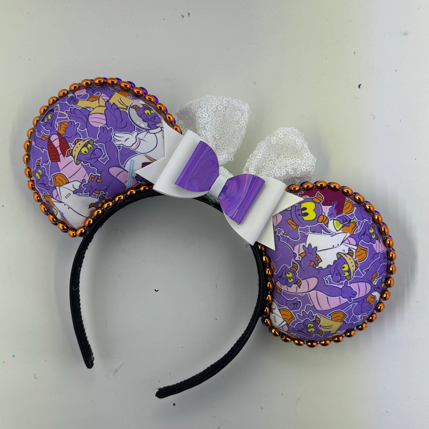 Stacked Sparks w/ White Bow Ears