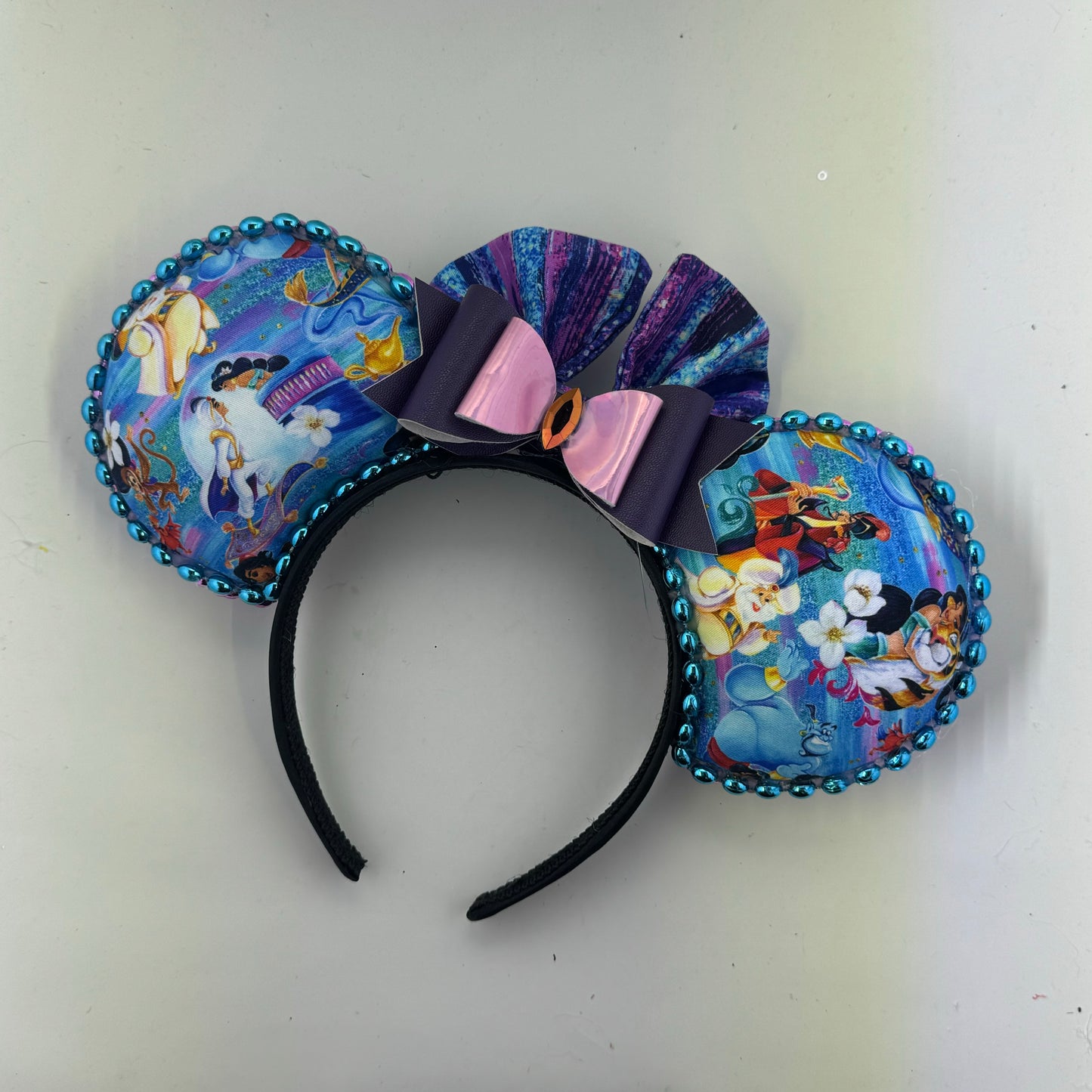 A Whole New World SM w/ Ice Adventures Glitter Stripes Bow Ears