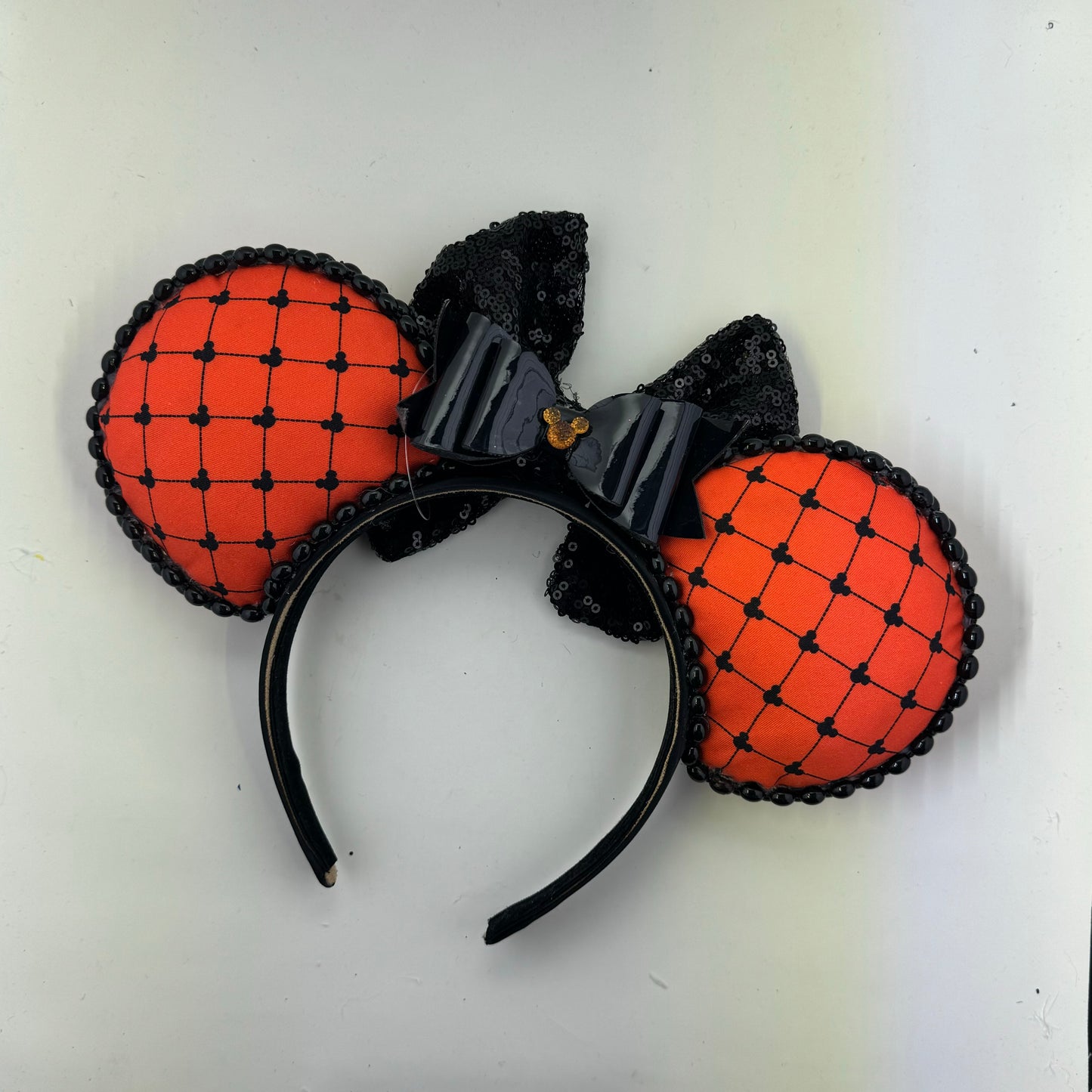 Halloween Quilt W/ Black Bow Ears