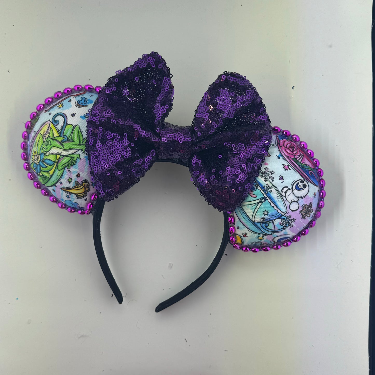 Princess Cups w/ Purple Bow Ears