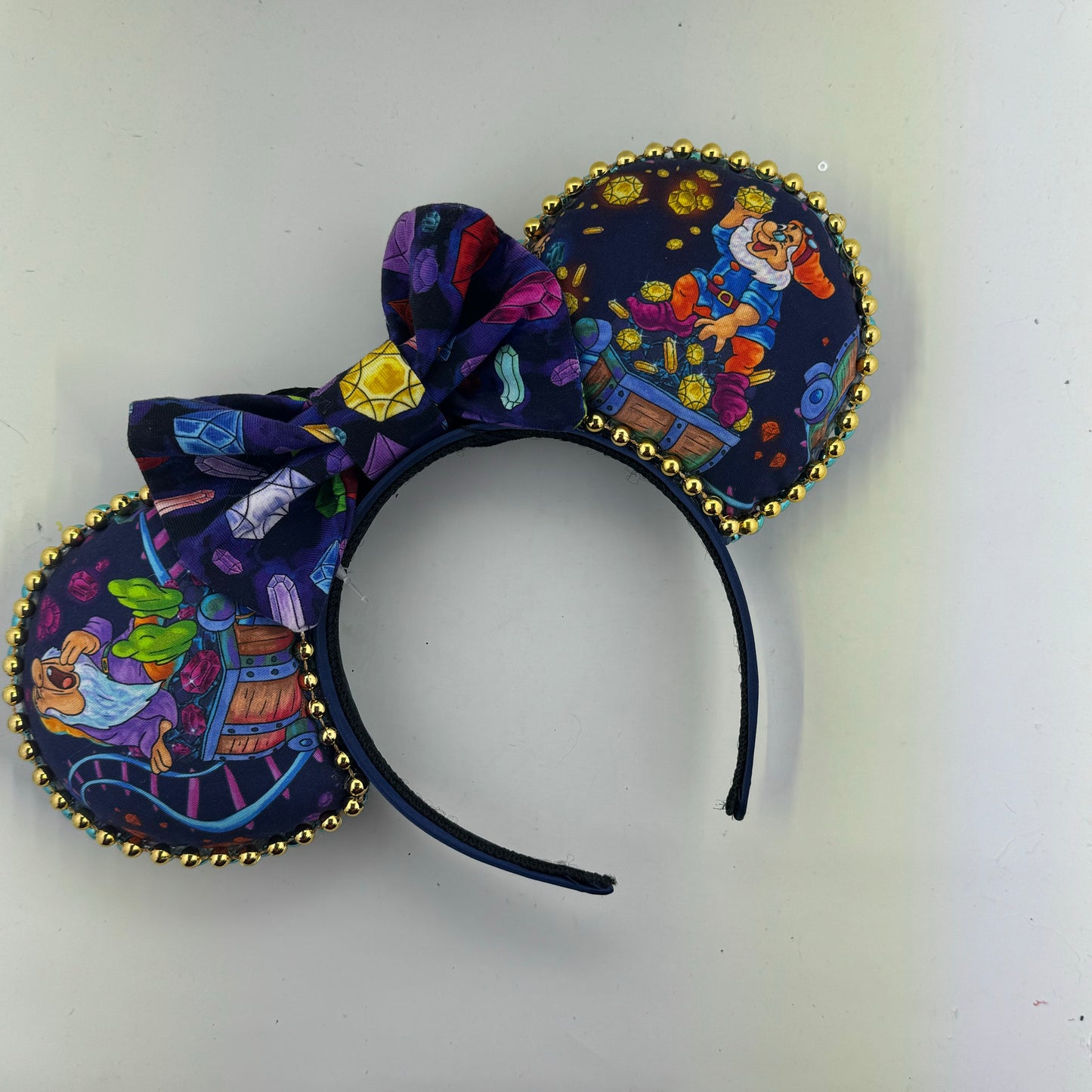 Mine Train Navy w/ Gems Bow Ears