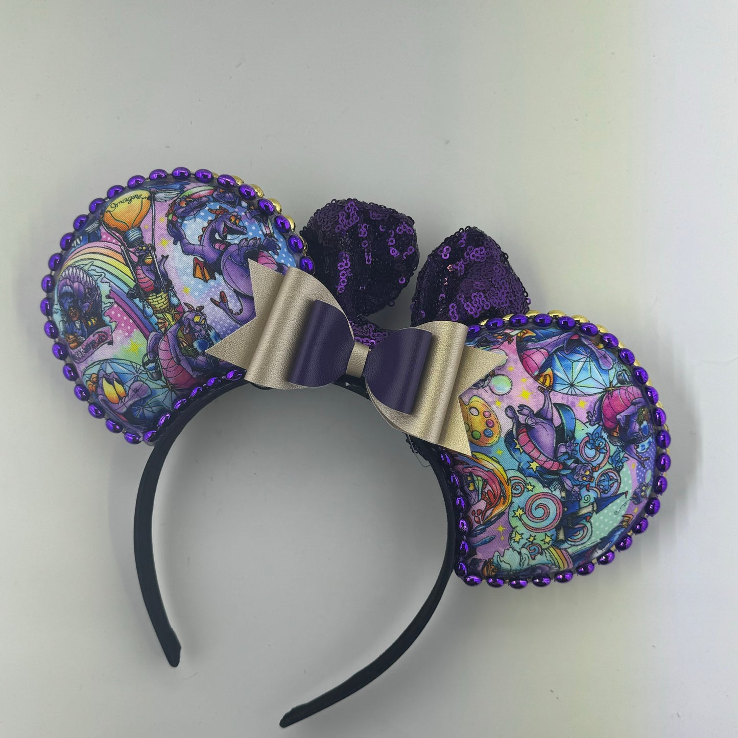 Imagination Tossed w/ Purple Bow 1 Ears