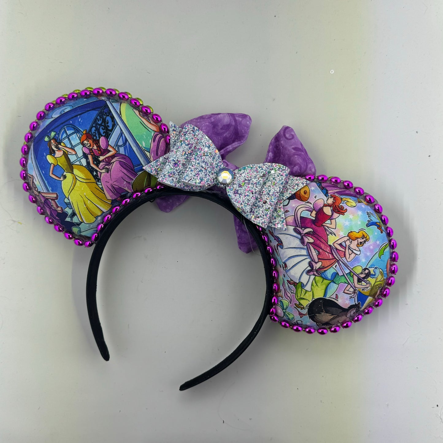 Stepsisters w/ Purple Filagree Bow Ears