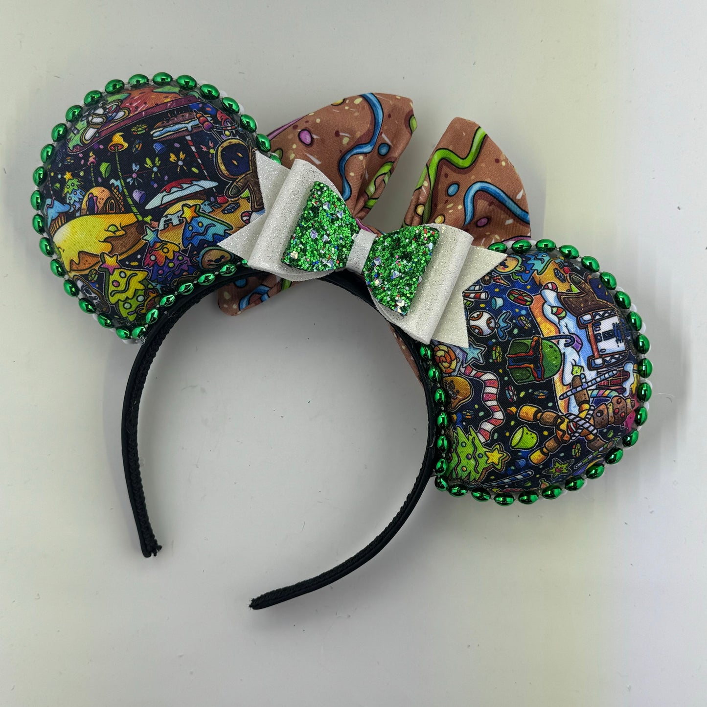 Gingerbread Galaxy Dark Side w/Gingerbread 626 Bow 1 Ears