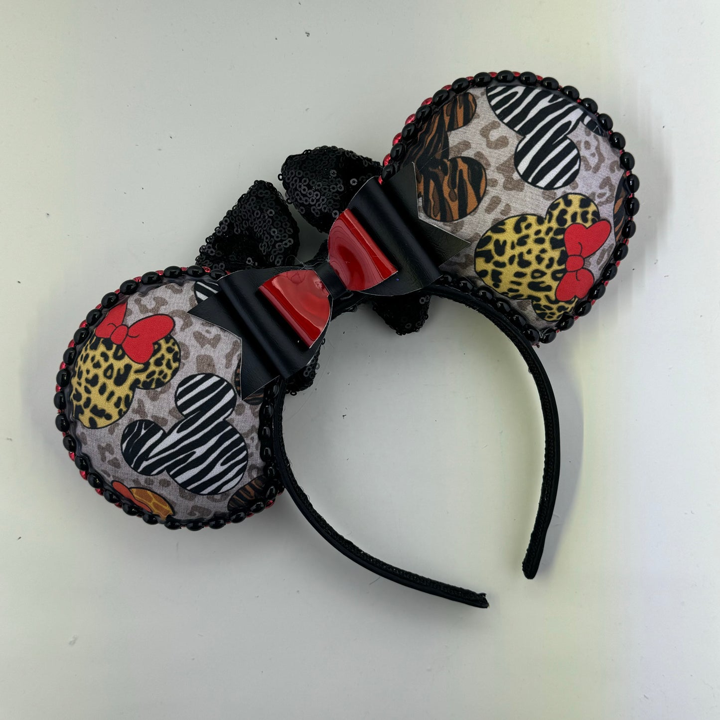 Animal Heads w/ Black Bow 2 Ears